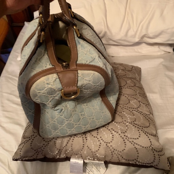 Gucci denim handbag authentic - Picture 6 of 7